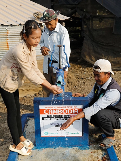 Forage à pompe Manuelle Cambodge